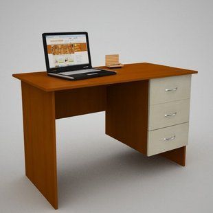 Офисный стол FLASHNIKA С-8 1000x600x750 Дуб Венге 10134 фото