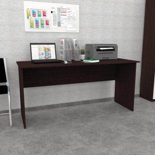 Офисный стол FLASHNIKA С-4 1600x600x750 Дуб Венге 10130 фото